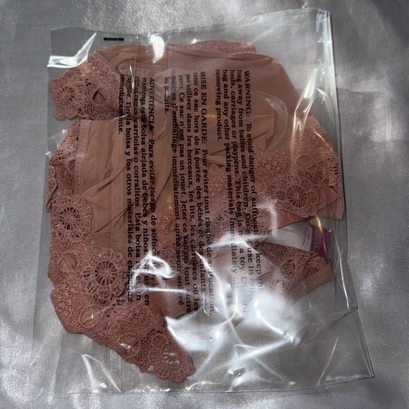 No Boundaries Other - No Boundaries - Soft Pink Lace Brallette - Silky Feel!